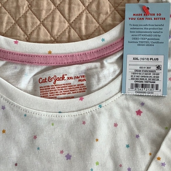 Girls’ Long Sleeve T-Shirts - Cat & Jack. Size XXL 16/18 - Picture 2 of 6